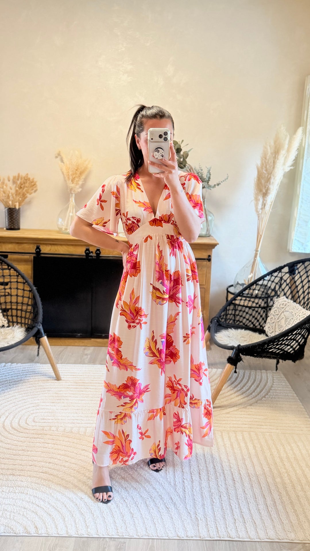 Robe longue Aubépine