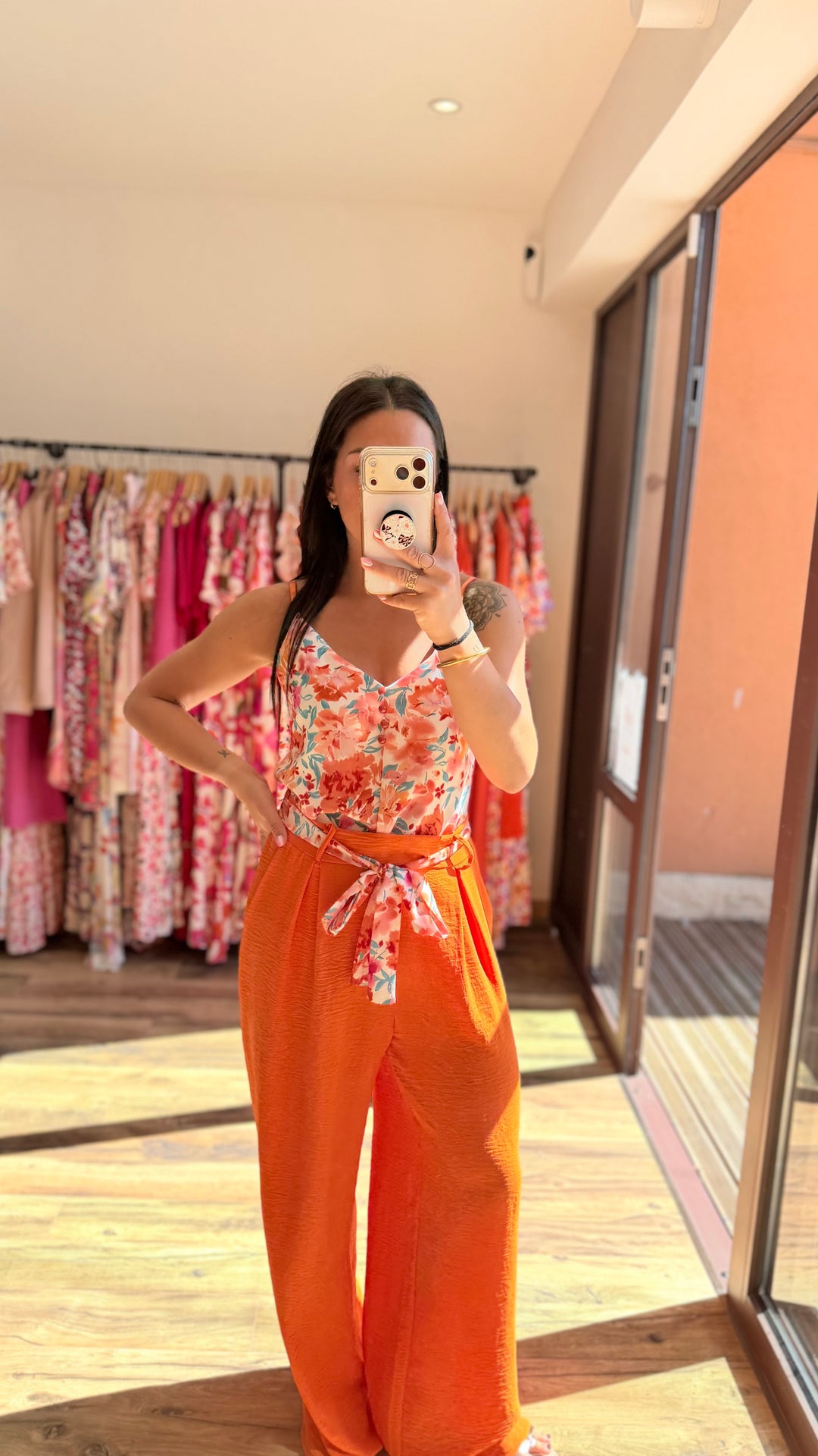 Pantalon Candice orange