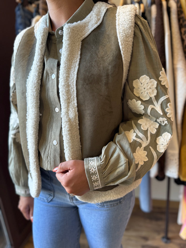 Chemise Louméa kaki