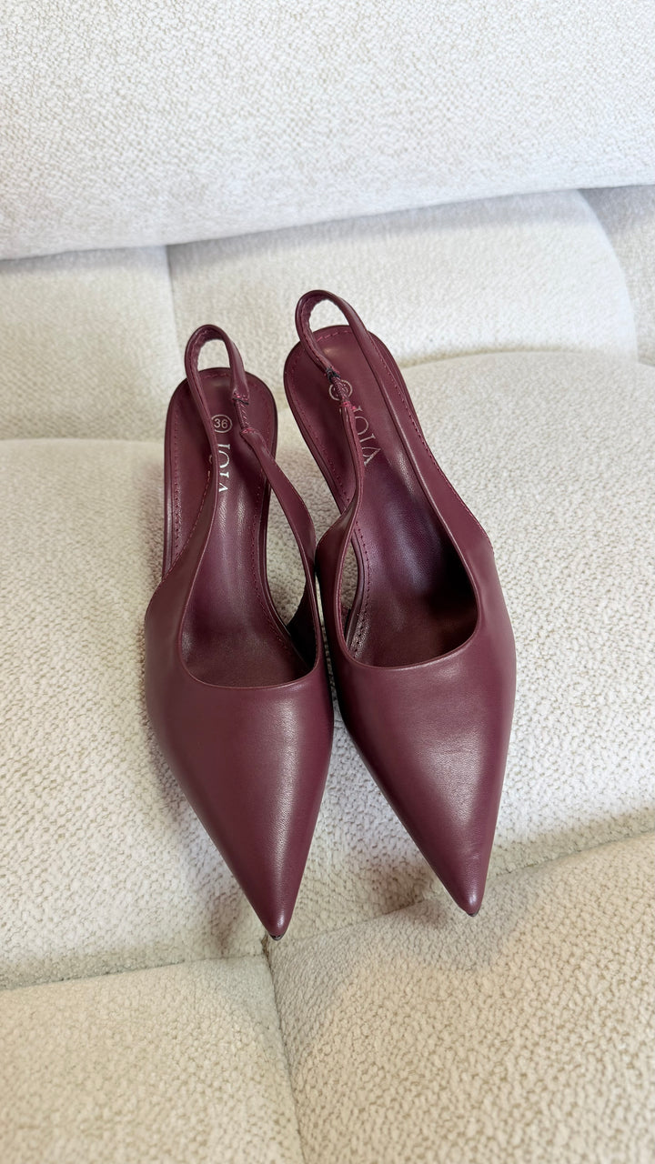 Escarpins Anaelle bordeaux