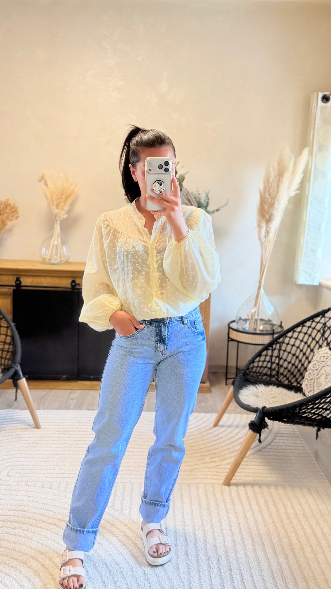 Chemise Max jaune