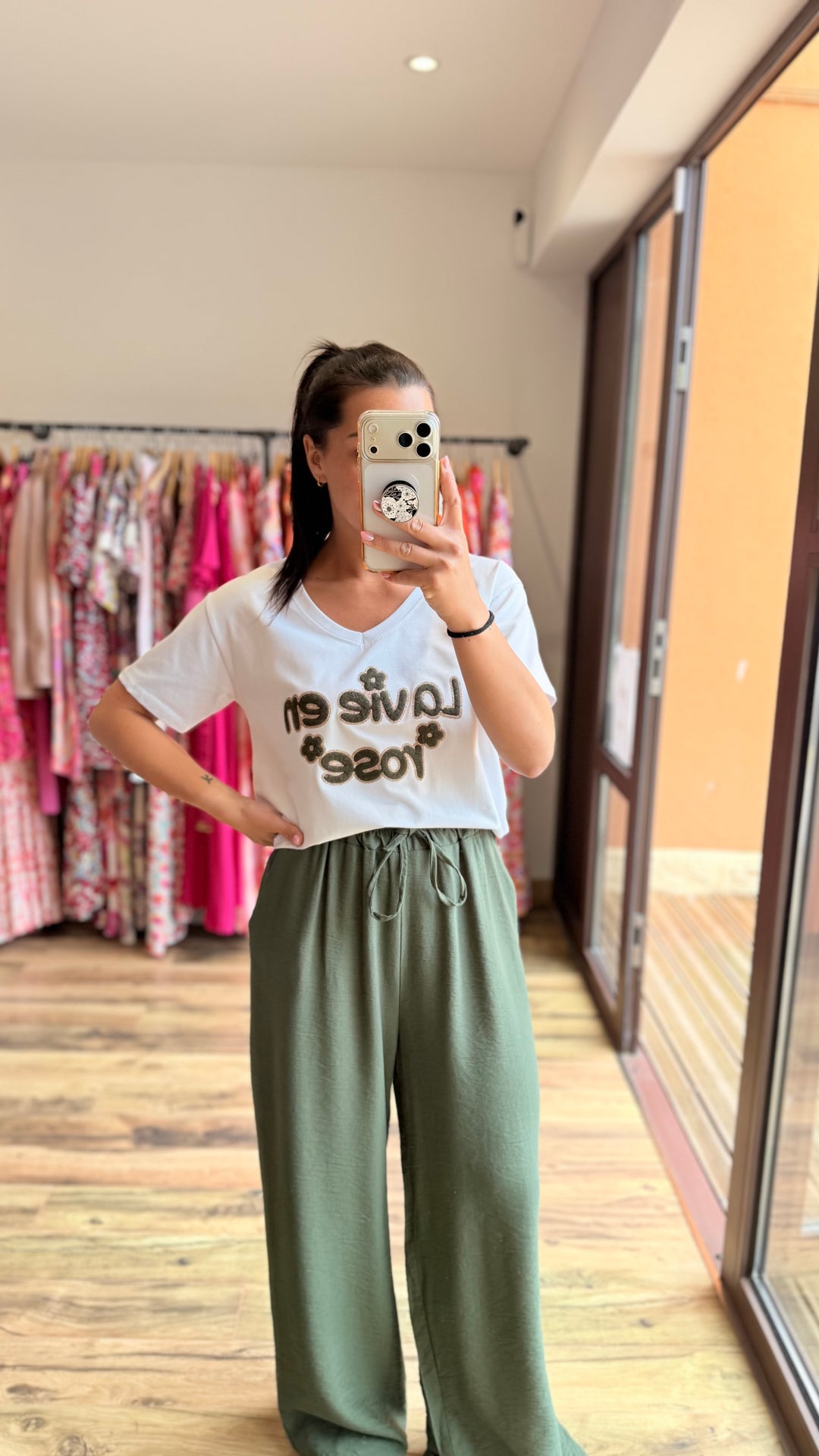 Pantalon Mopy kaki