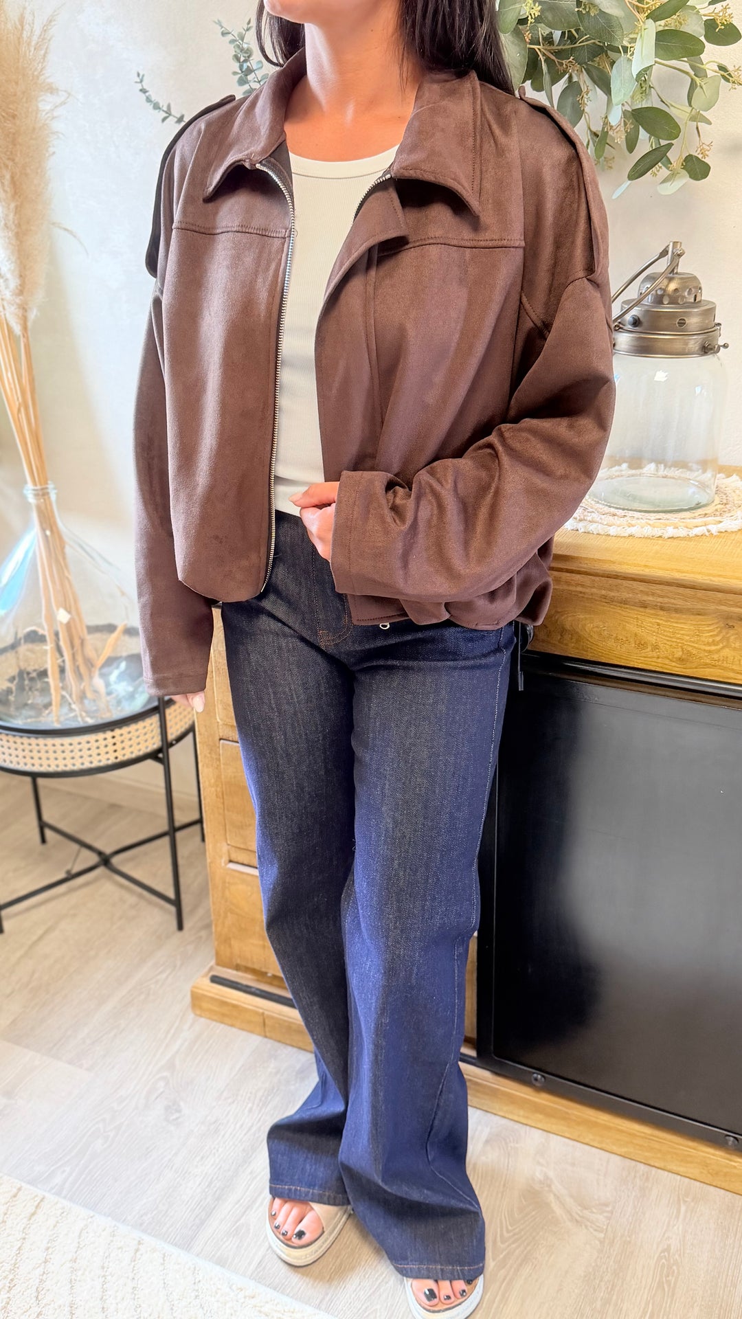Veste Delma chocolat