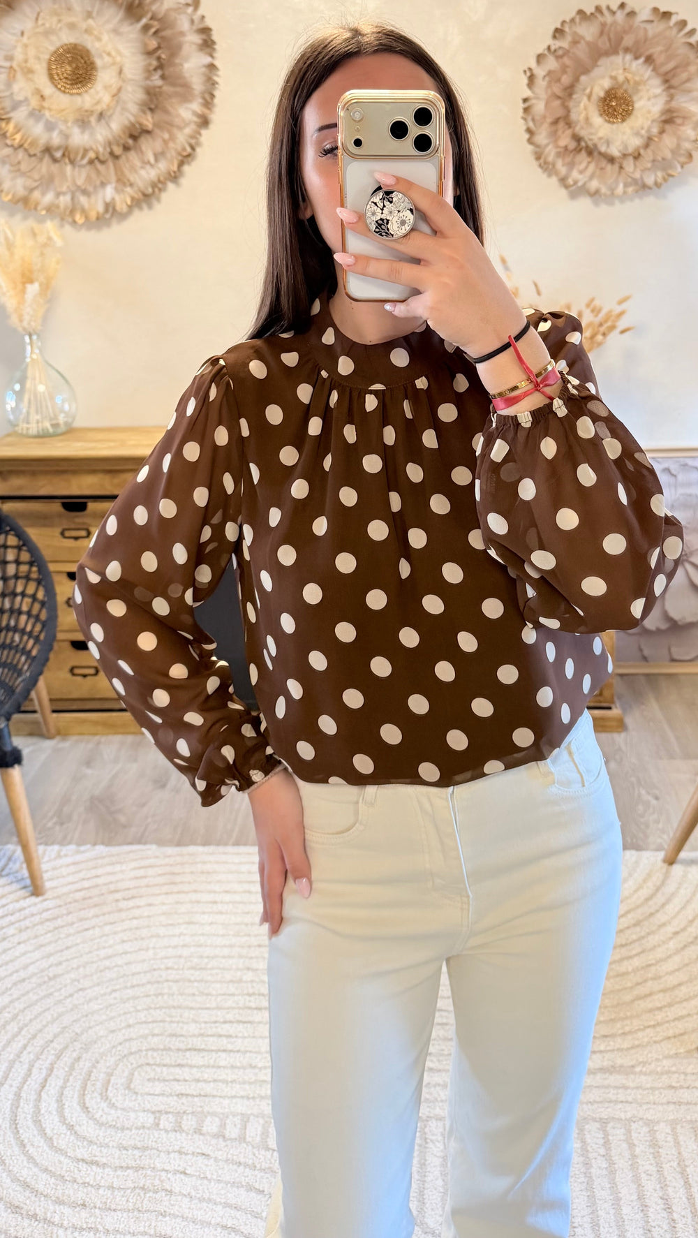 Blouse Belly Choco
