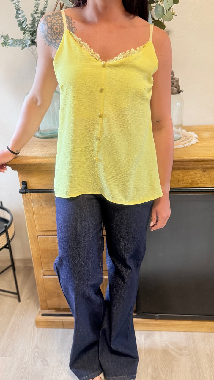 Top Hosa jaune CURVY