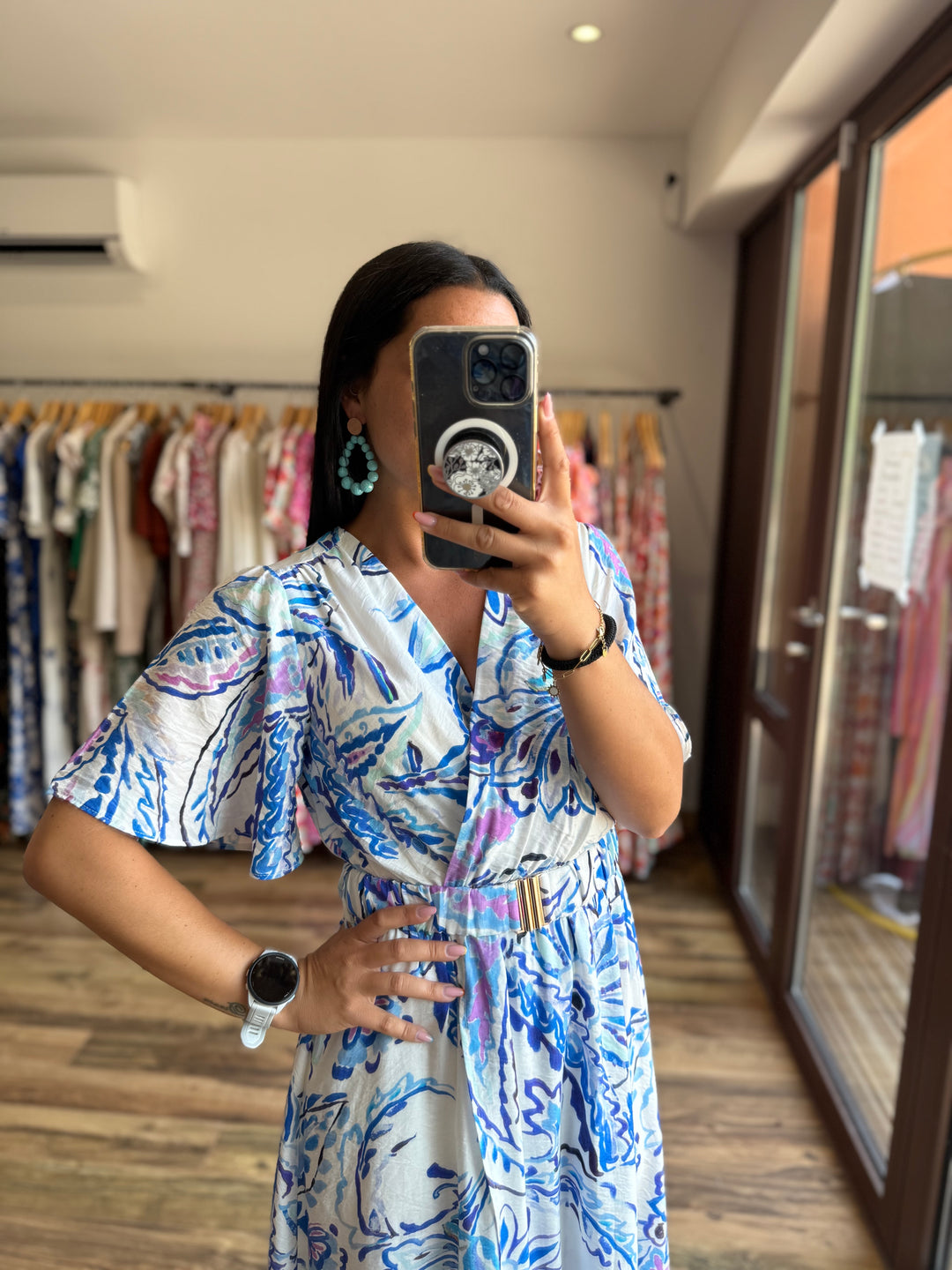 Robe Archibald bleu
