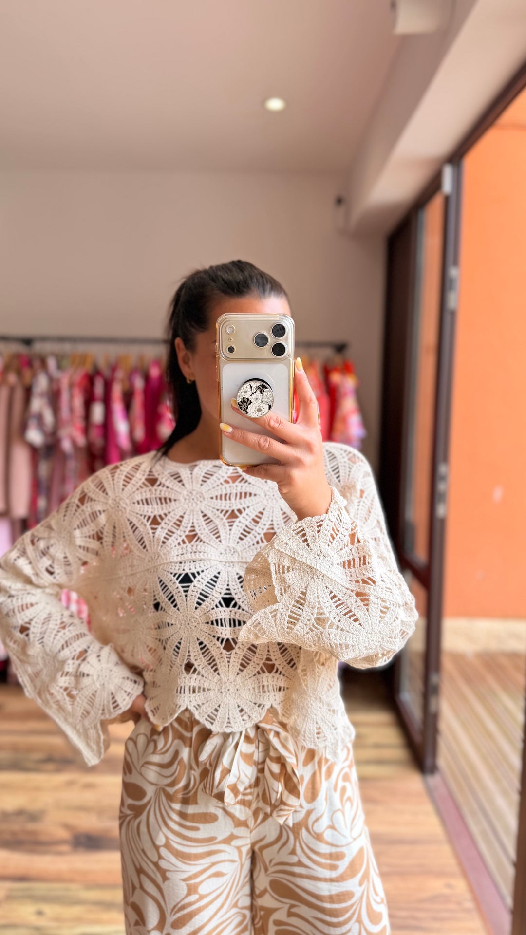Top Odile crochet Axelle