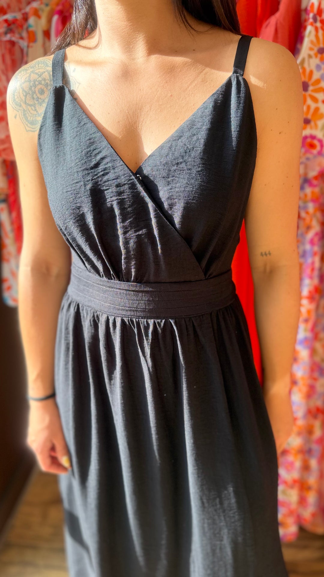Robe longue Molly noir