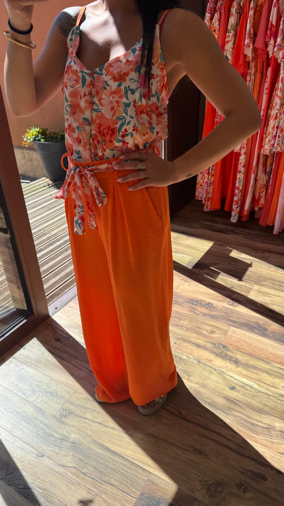 Pantalon Candice orange