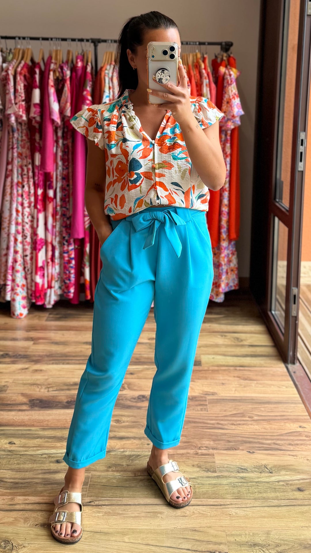 Pantalon Evy bleu