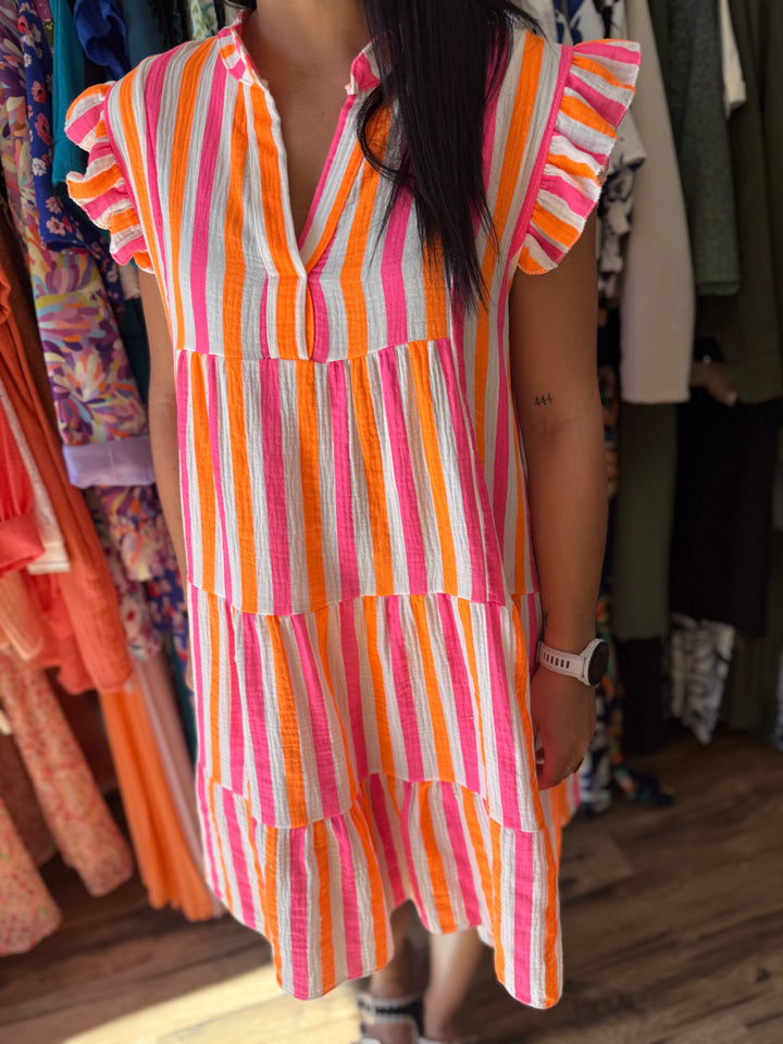 Robe rayée Leah