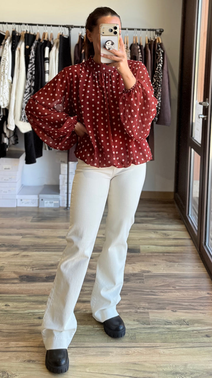 Blouse Lysa rouille