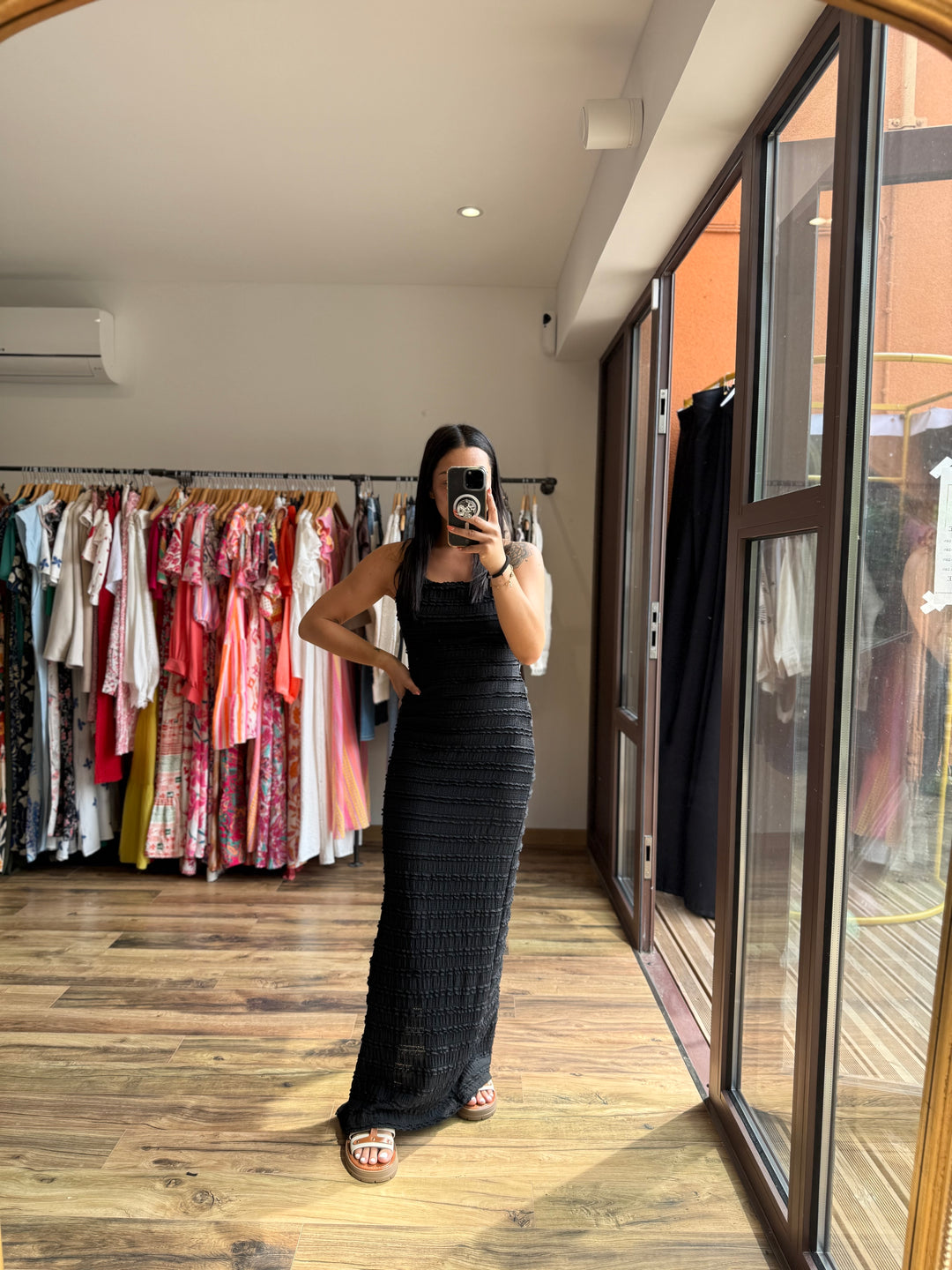 Robe noir Selma