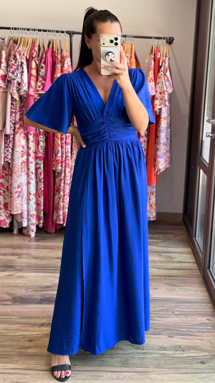 Robe longue Appo bleu roi