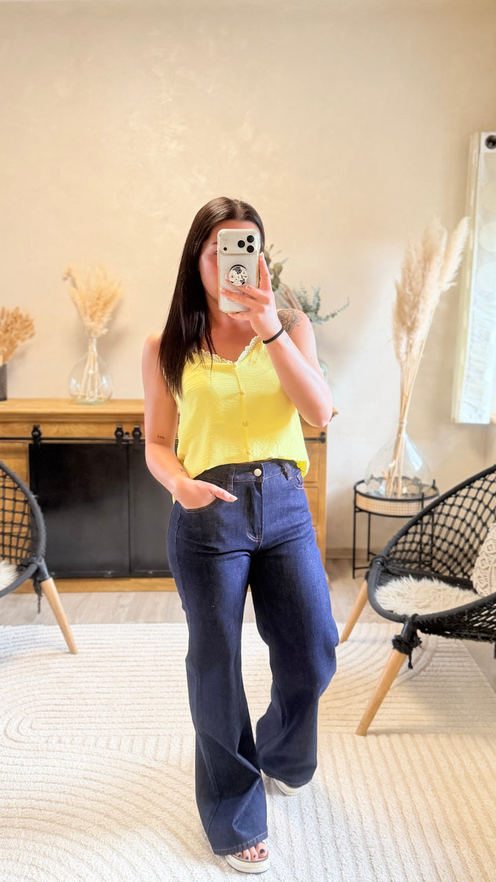 Top jaune Hosa