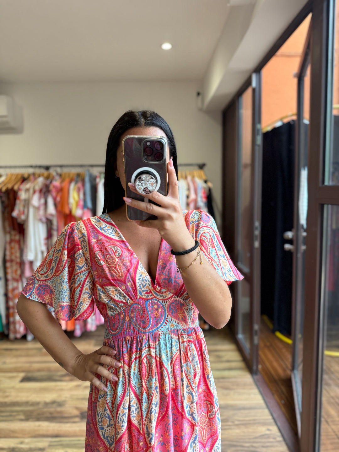 Robe longue Calinda