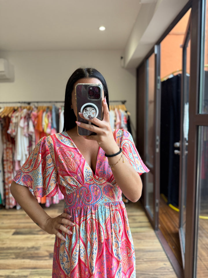 Robe longue Calinda