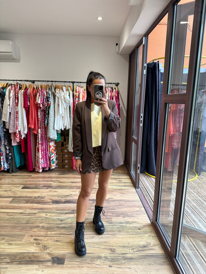 Blazer chocolat