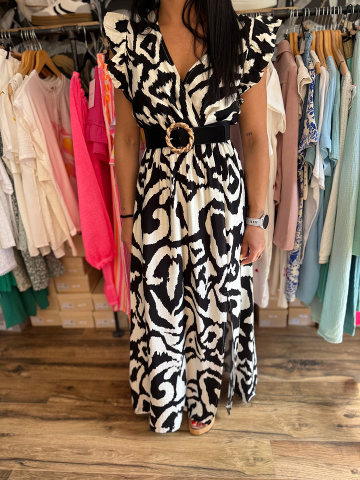 Robe longue Marc noir CURVY