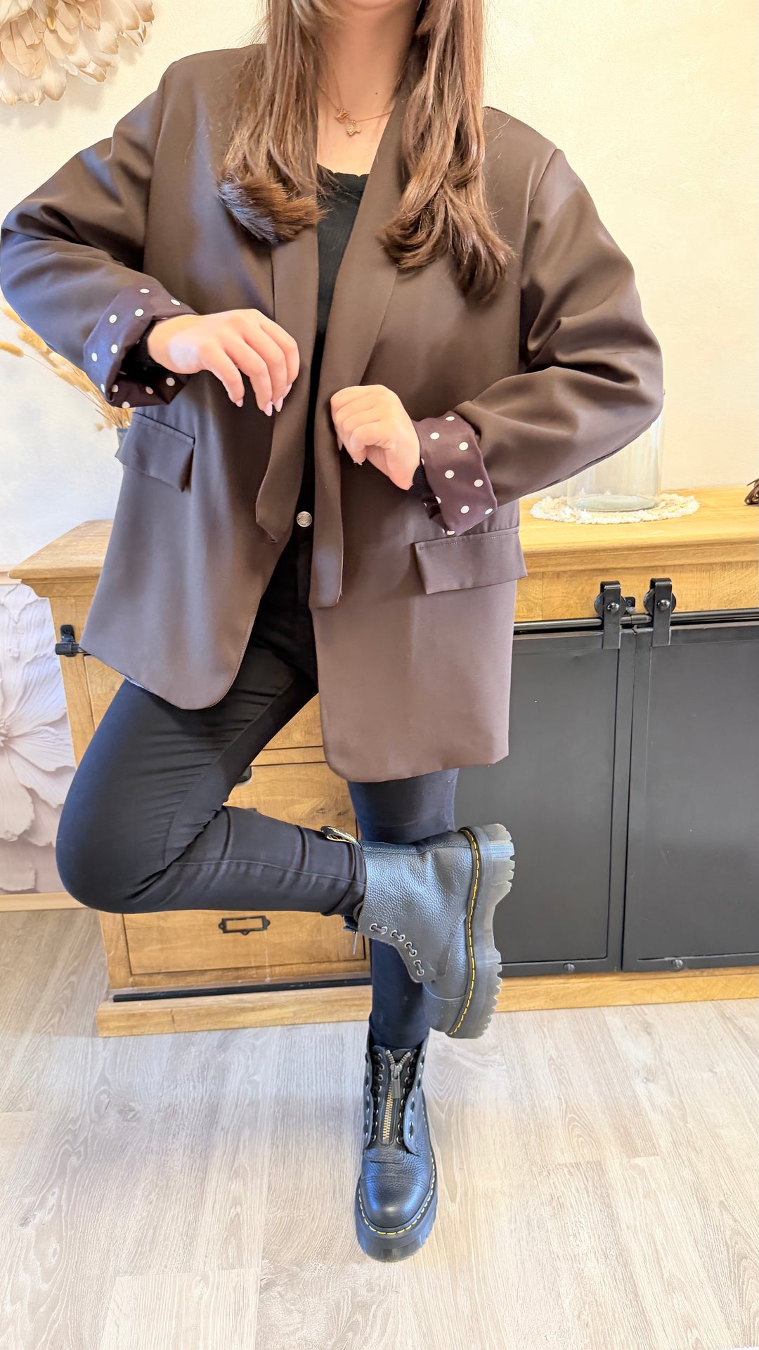 Blazer Imen chocolat
