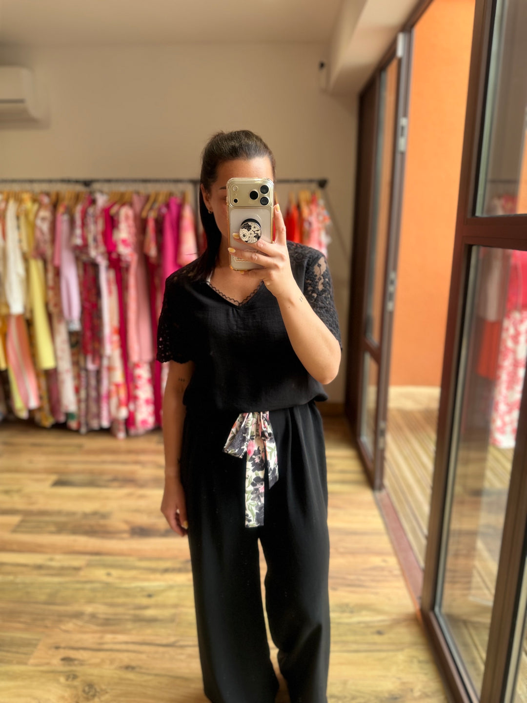 Pantalon Candice noir CURVY