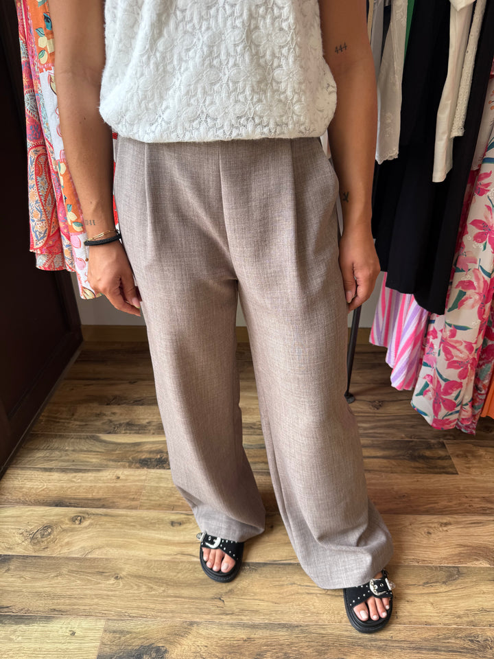 Pantalon Edy taupe