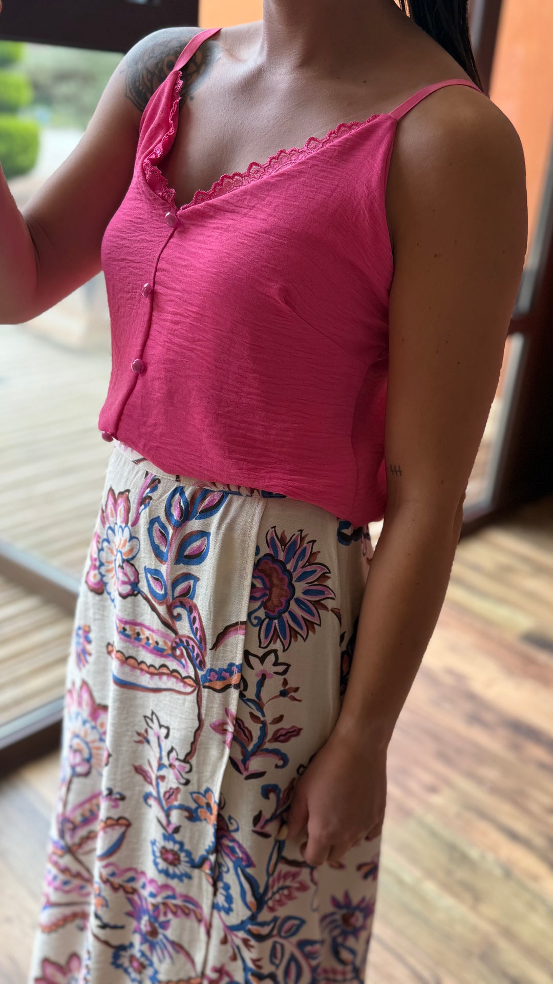 Top Hosa fuschia