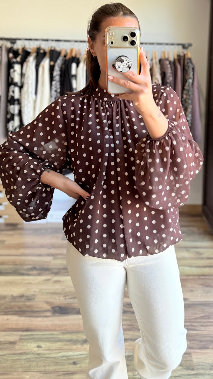 Blouse Lysa chocolat