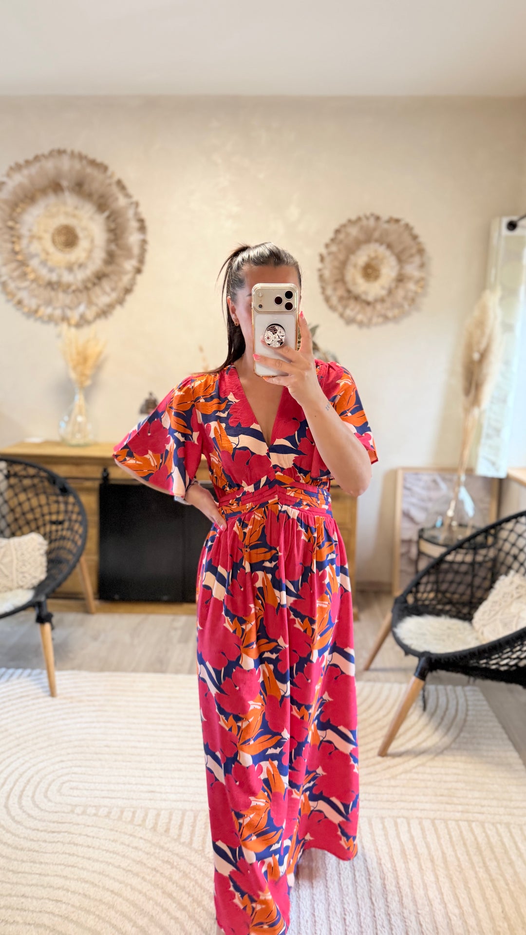 Robe longue Amelia CURVY