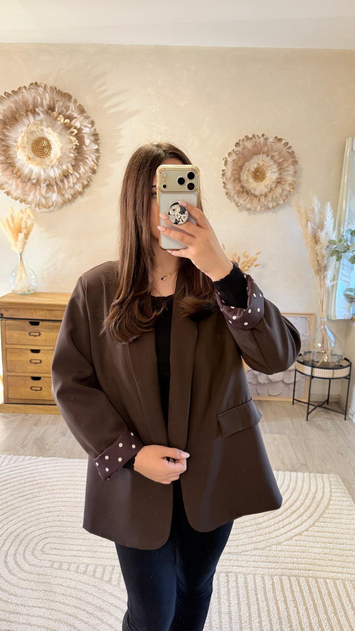 Blazer Imen chocolat