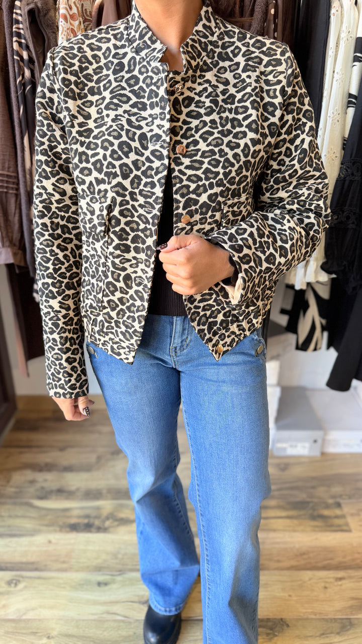 Veste Tina léopard