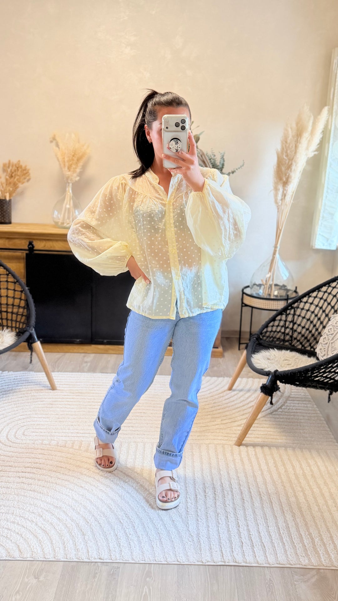 Chemise Max jaune