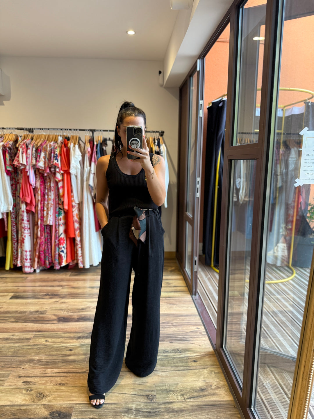 Pantalon Eliam noir automne