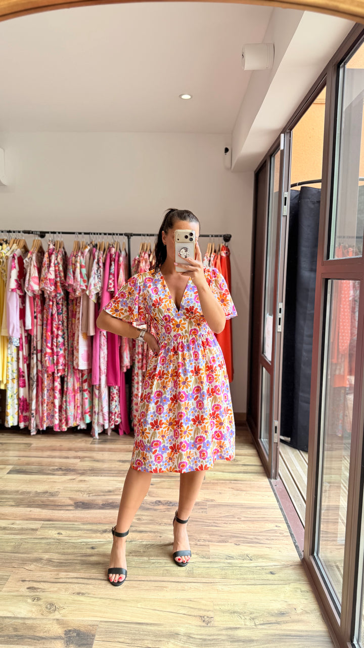 Robe courte Sely CURVY