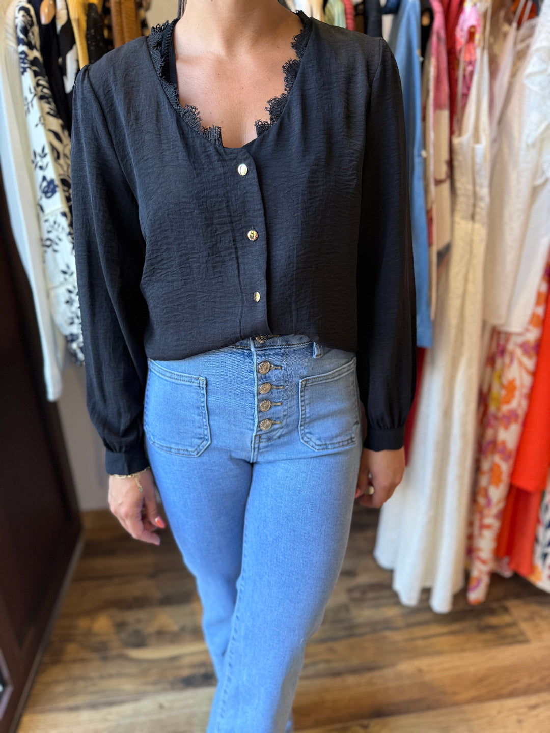 Chemise Anela CURVY noir