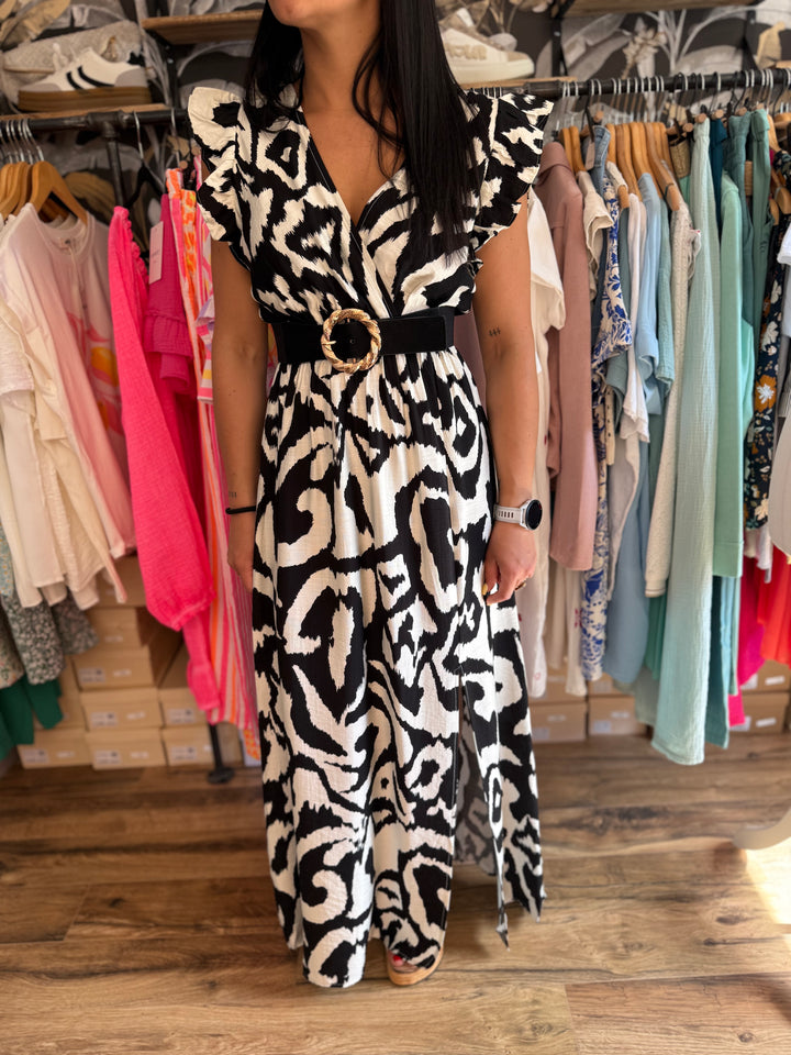 Robe longue Marc noir CURVY
