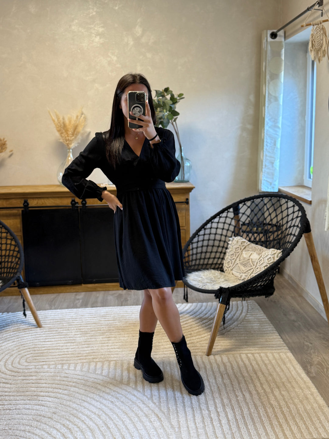 Robe topic noir CURVY