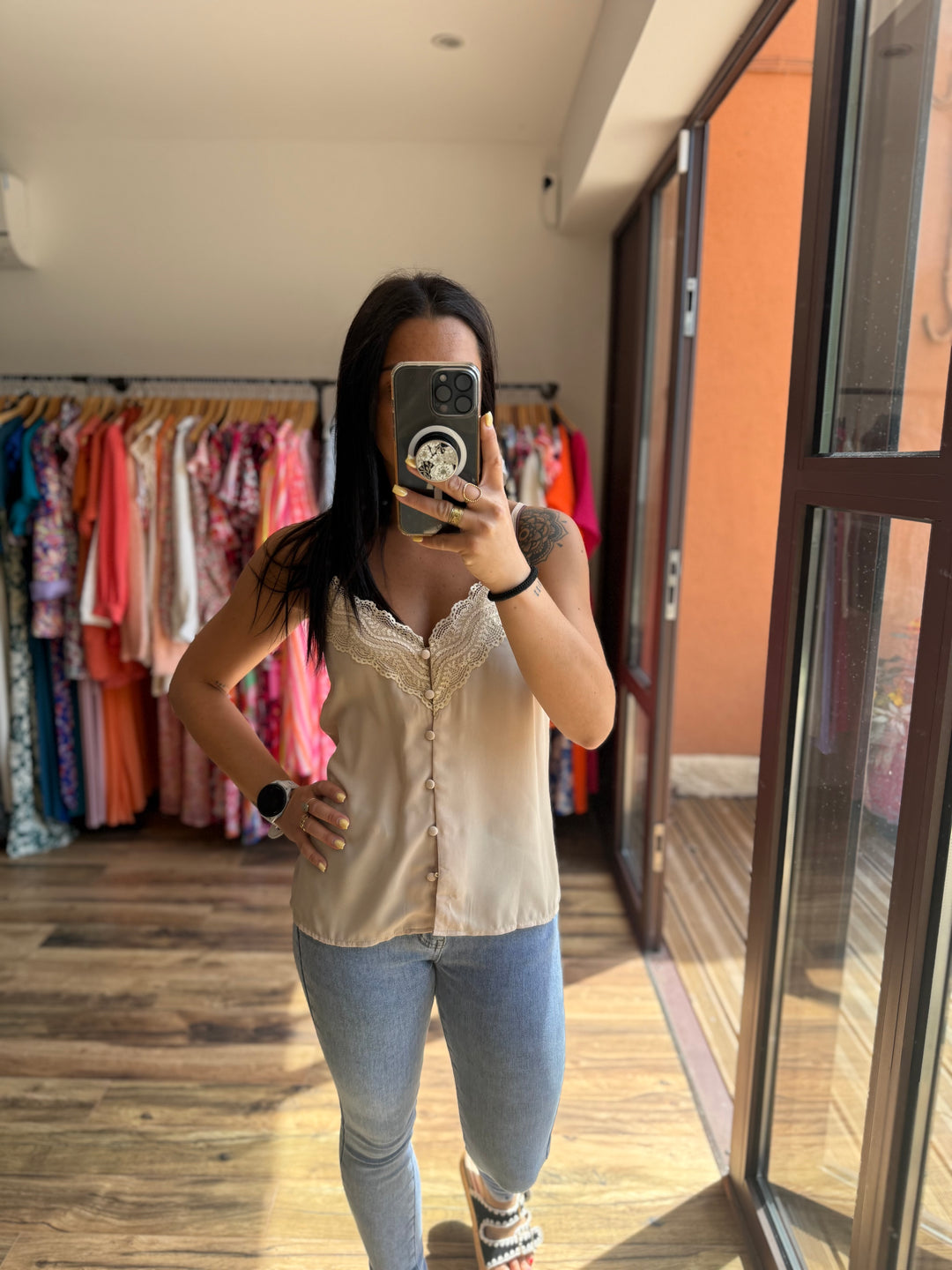 Top Ugo beige