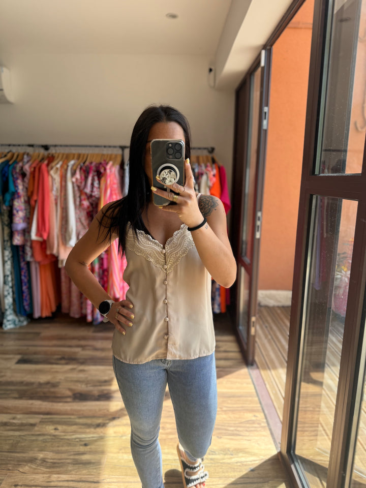 Top Ugo beige