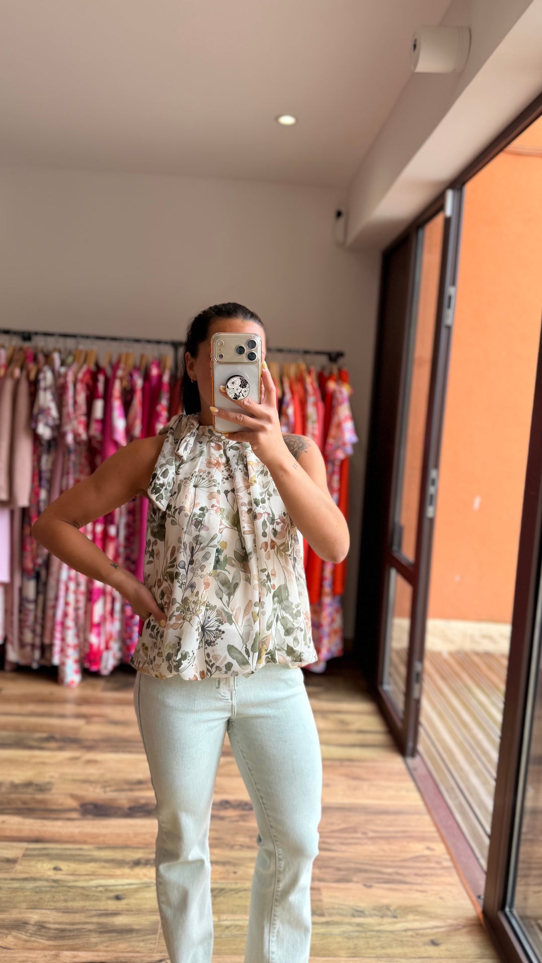 Top Zalia vert