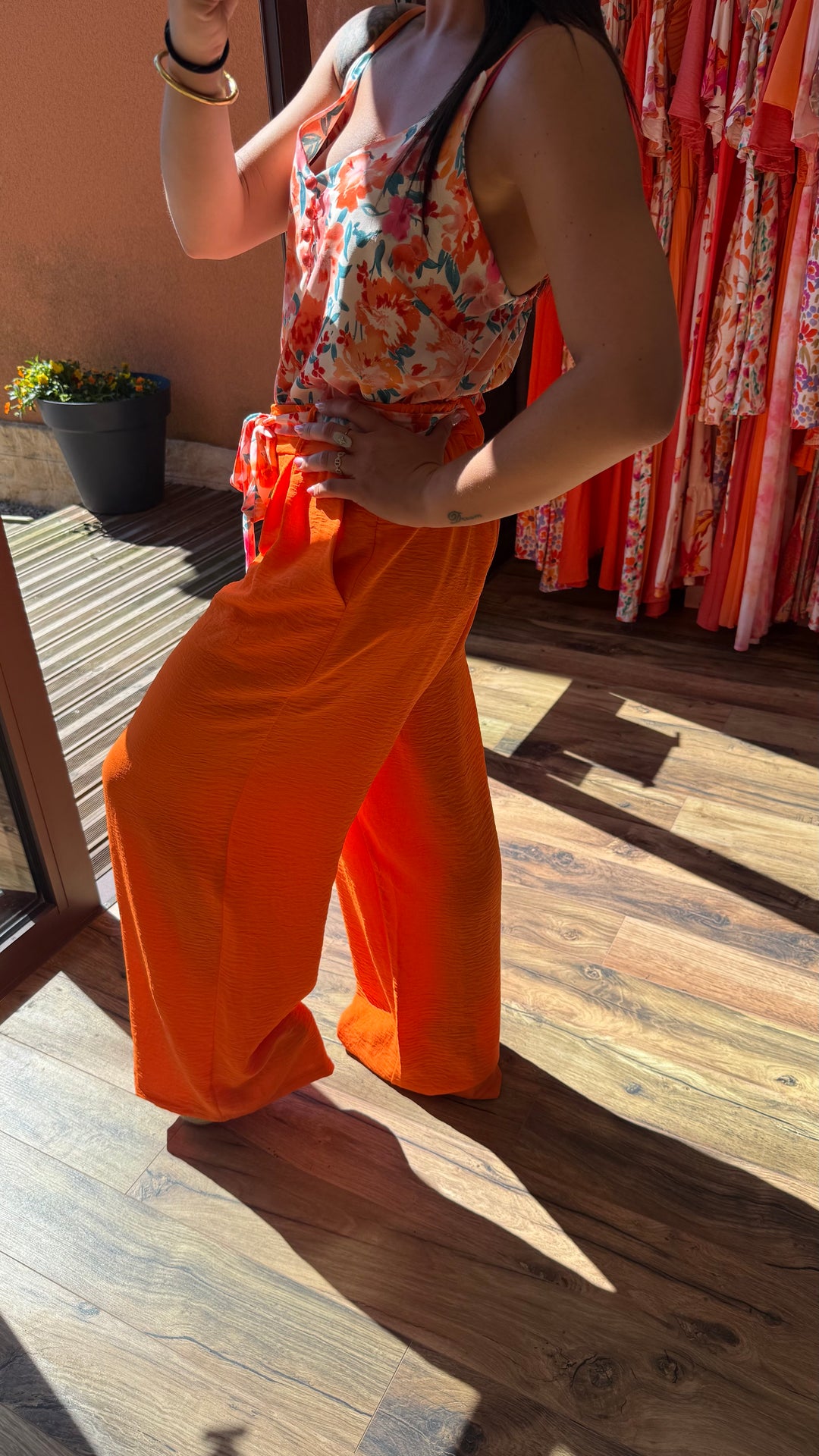 Pantalon Candice orange