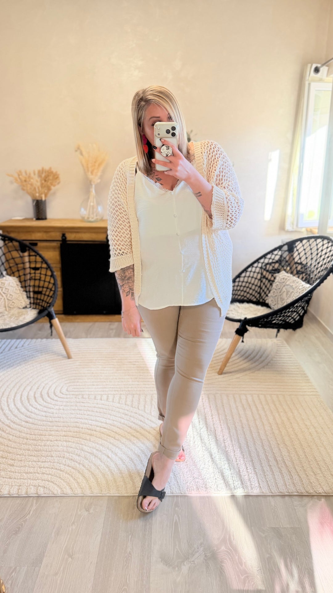 Top Hosa blanc CURVY