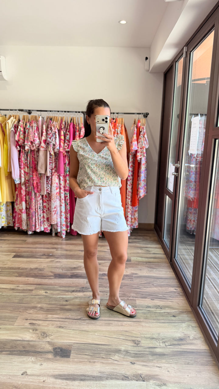 Blouse Simo verte