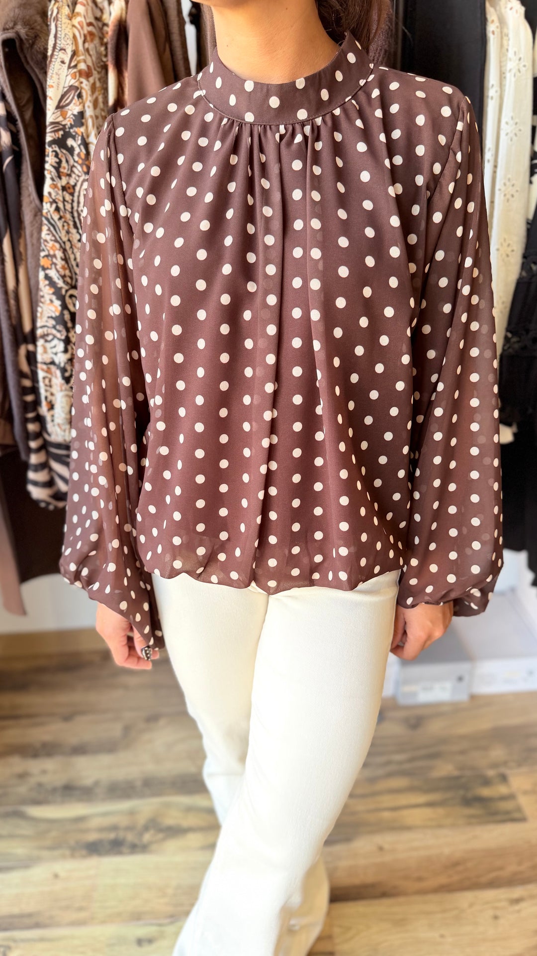 Blouse Lysa chocolat