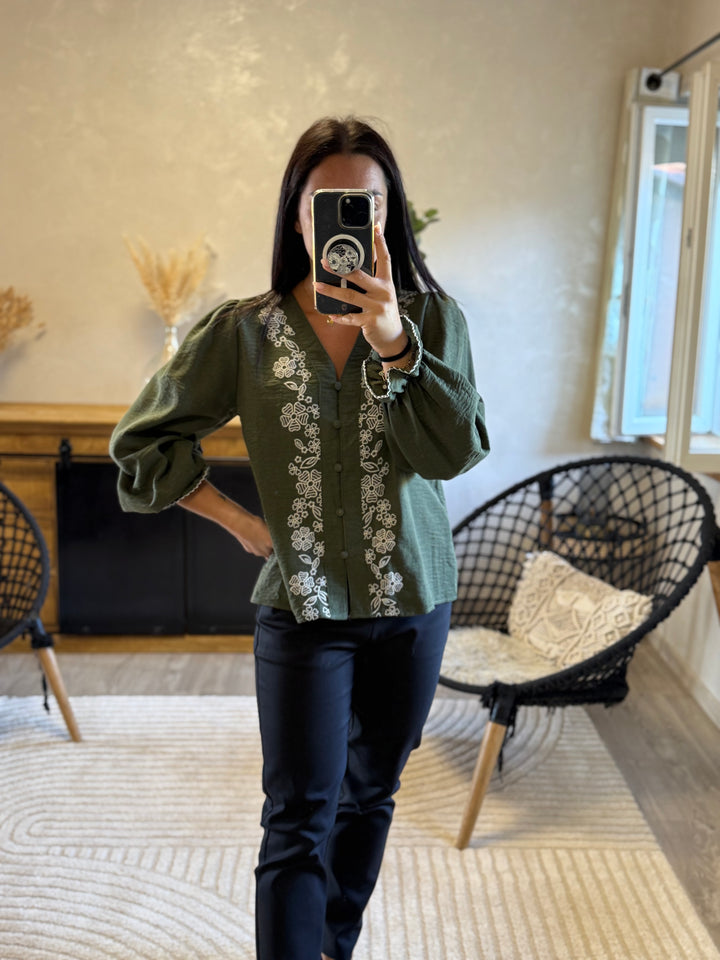 Chemise Marion kaki
