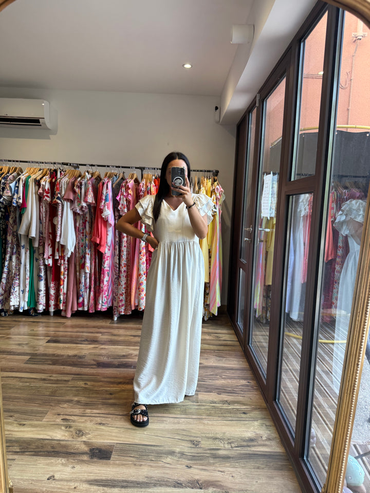 Robe Edmée beige