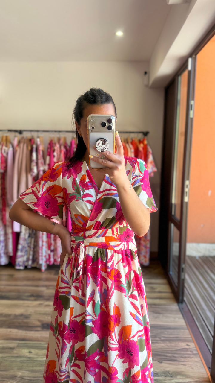 Robe longue Opaline CURVY (PRÉCOMMANDE EXPÉDITION LE 27 MAI)