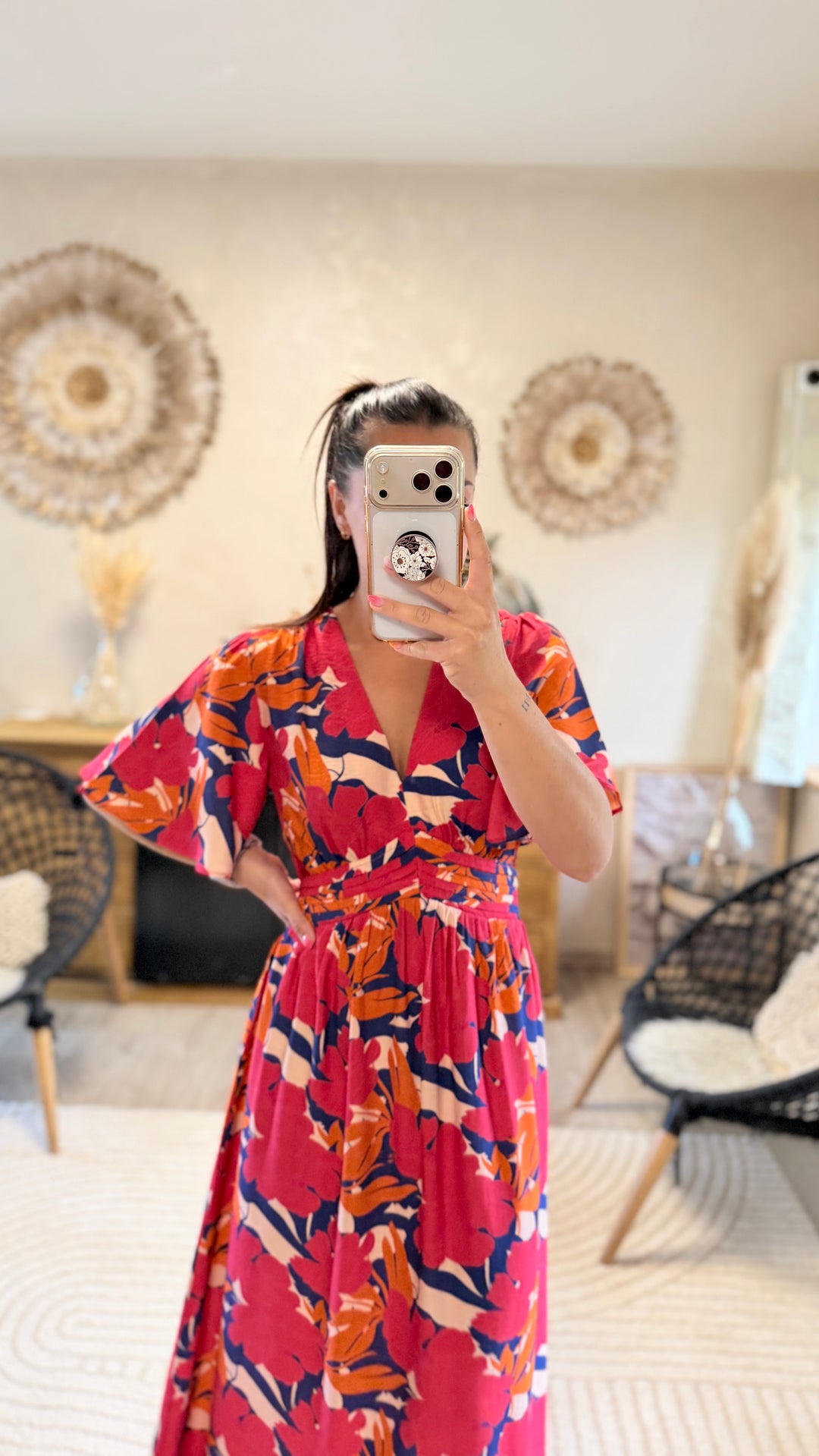 Robe longue Amelia CURVY