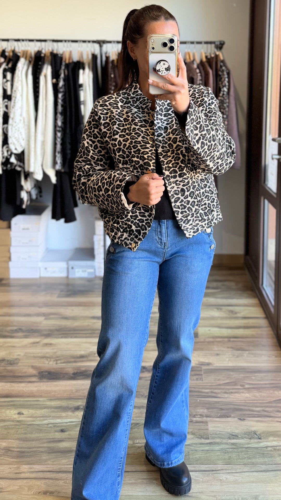 Veste Tina léopard
