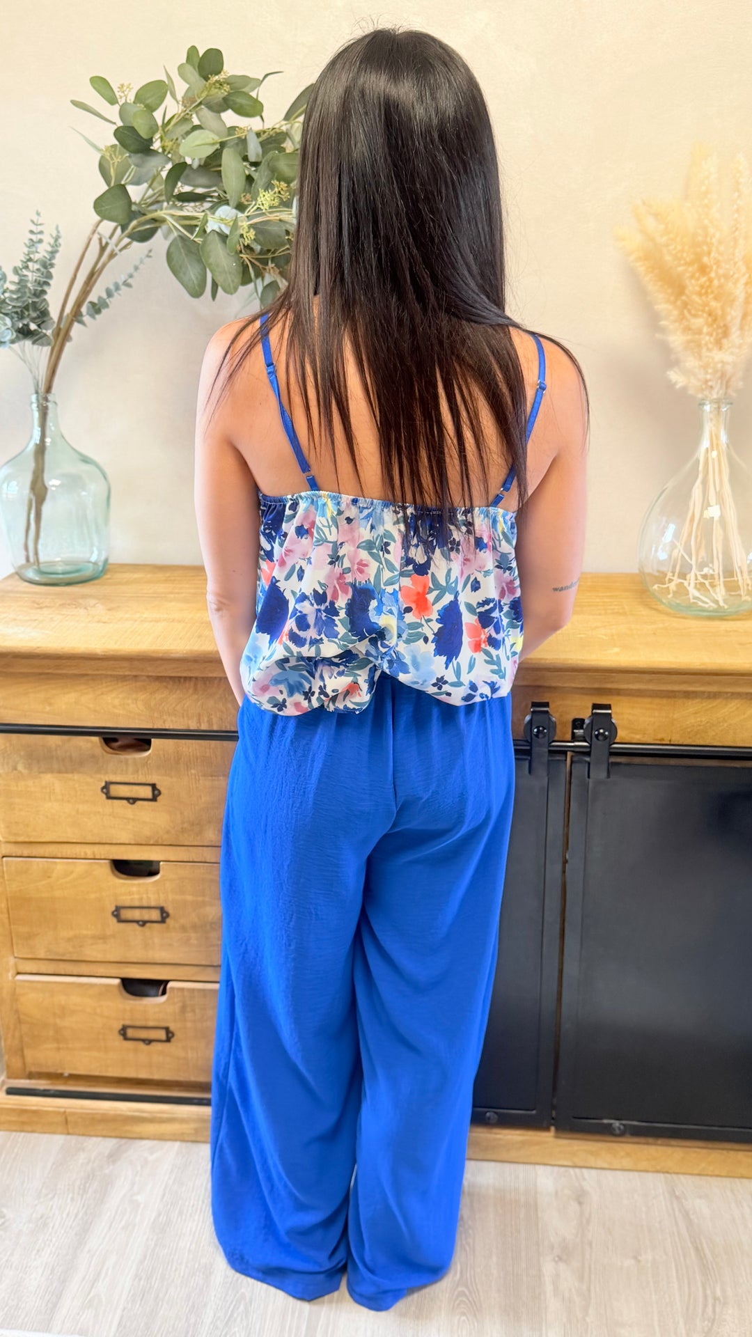 Pantalon Candice bleu roi